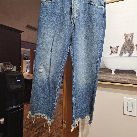 Free people Maggie midrise straight leg size 31 - Picture 2 of 5